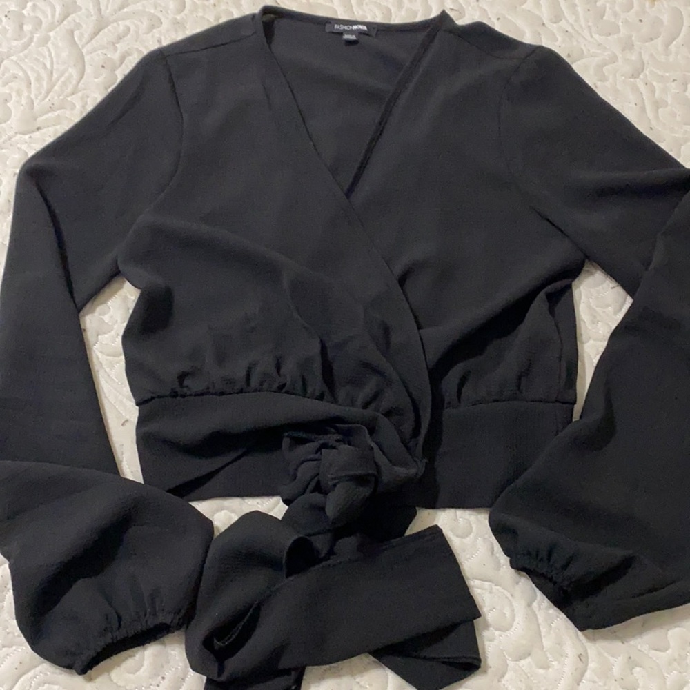 Black FashionNova Blouse